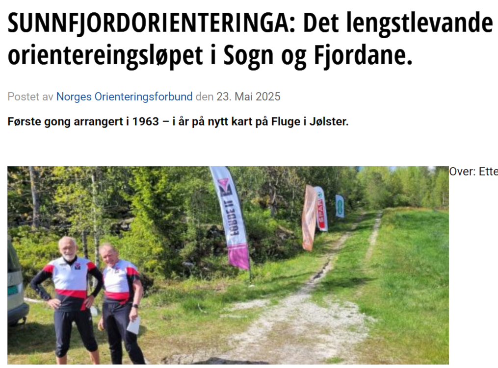 Omtale på NOF sine sider